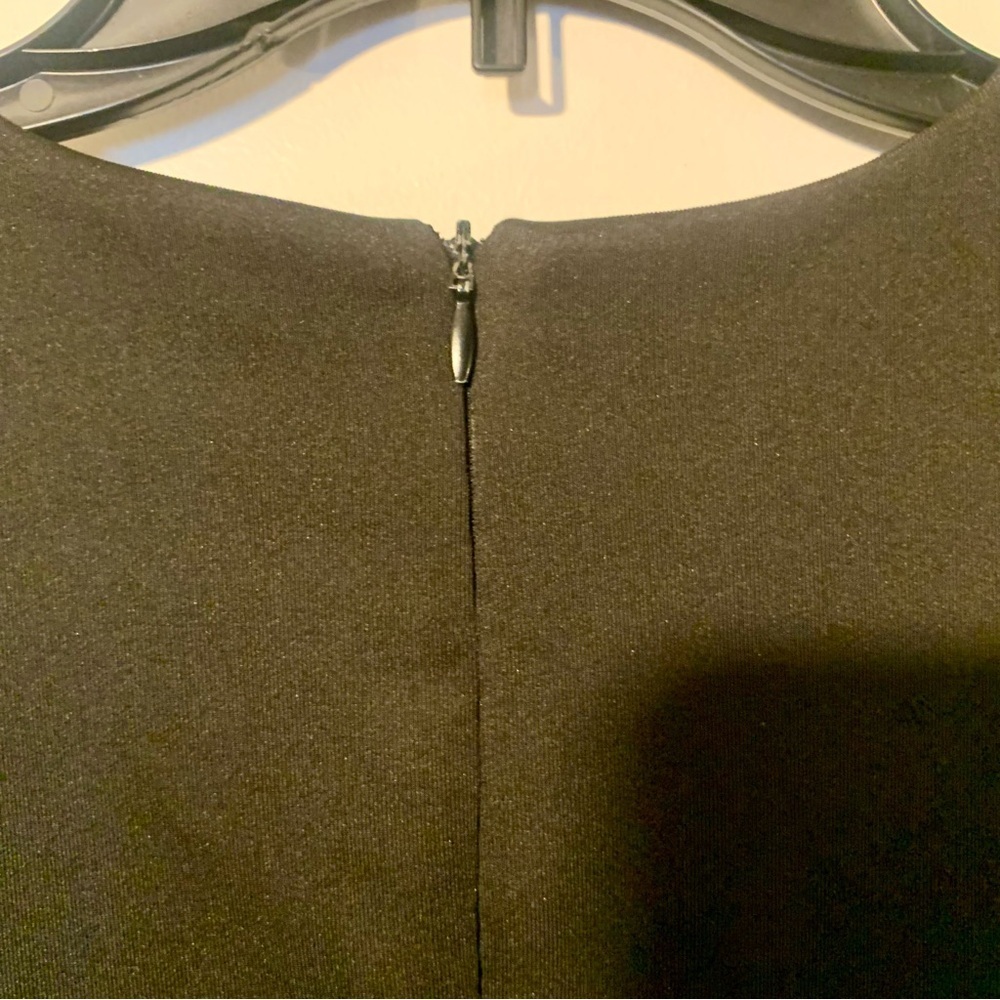 Trulli Dress Black and Blue Beaded Collar Size 8 Business Casual Party Dress - Picture 5 of 11